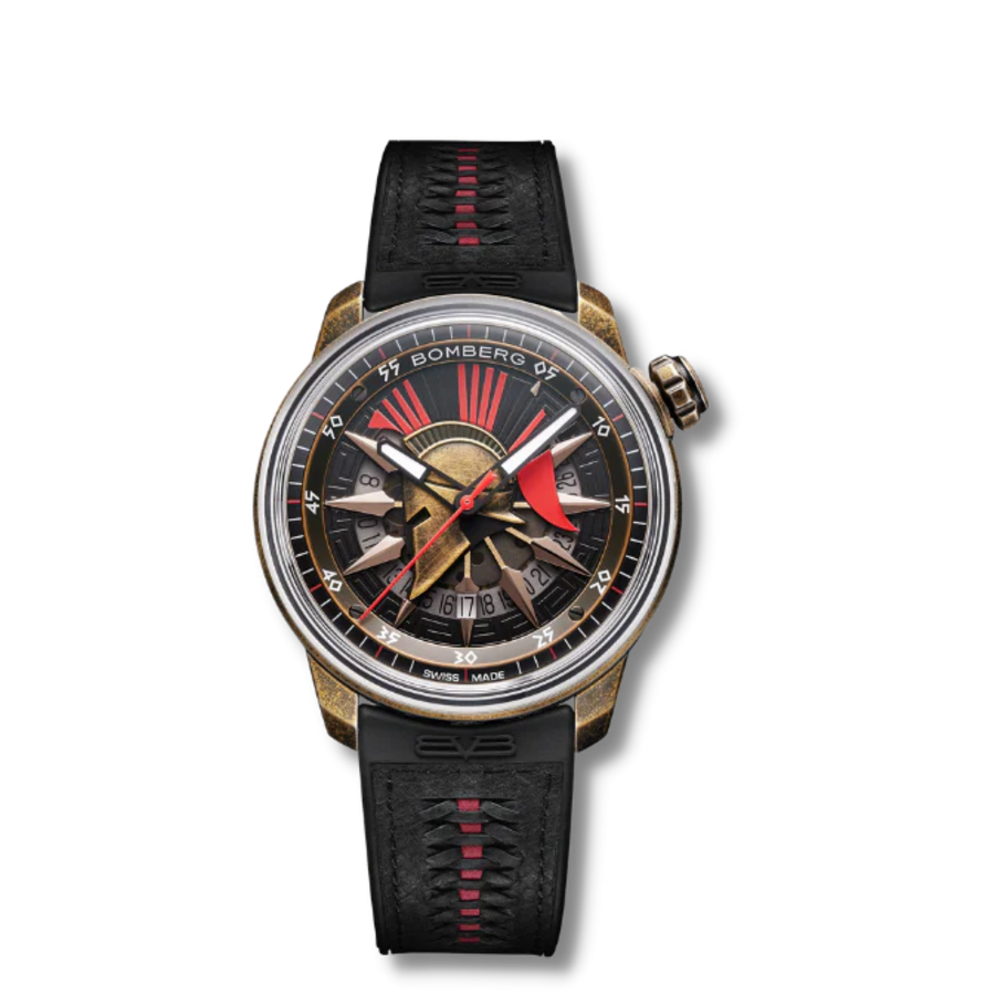 Bomberg BB-01 Automatic Spartan Red