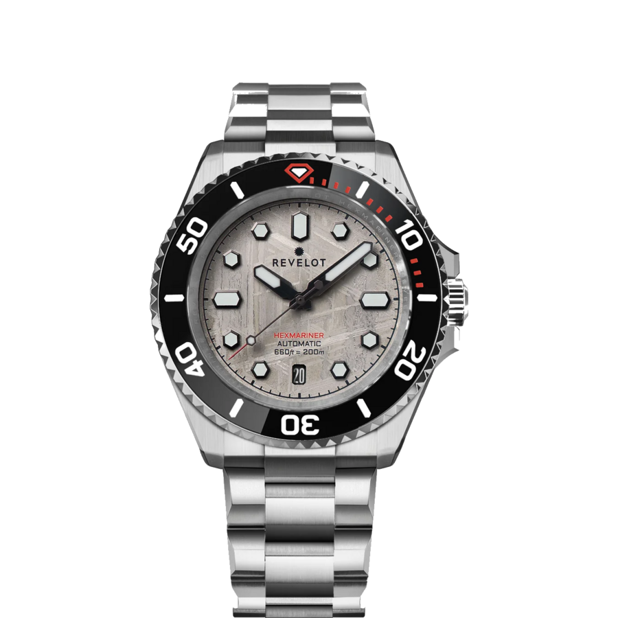 Revelot R11 White Meteorite Steel