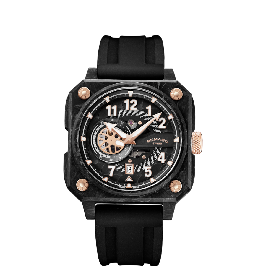 ROMAGO Skeleton Rose Gold